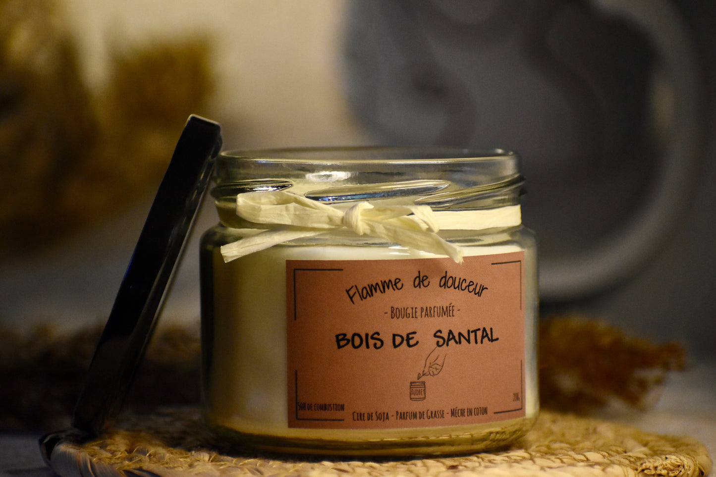 Bougies parfumée 210g - Bois de Santal