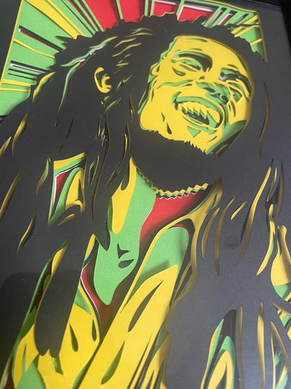 Cadre 3D - Bob Marley